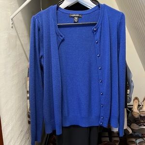 Royal blue cardigan